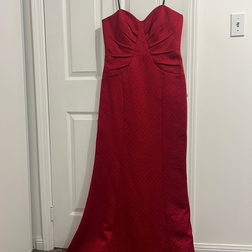 Elegant Red Evening Gown
